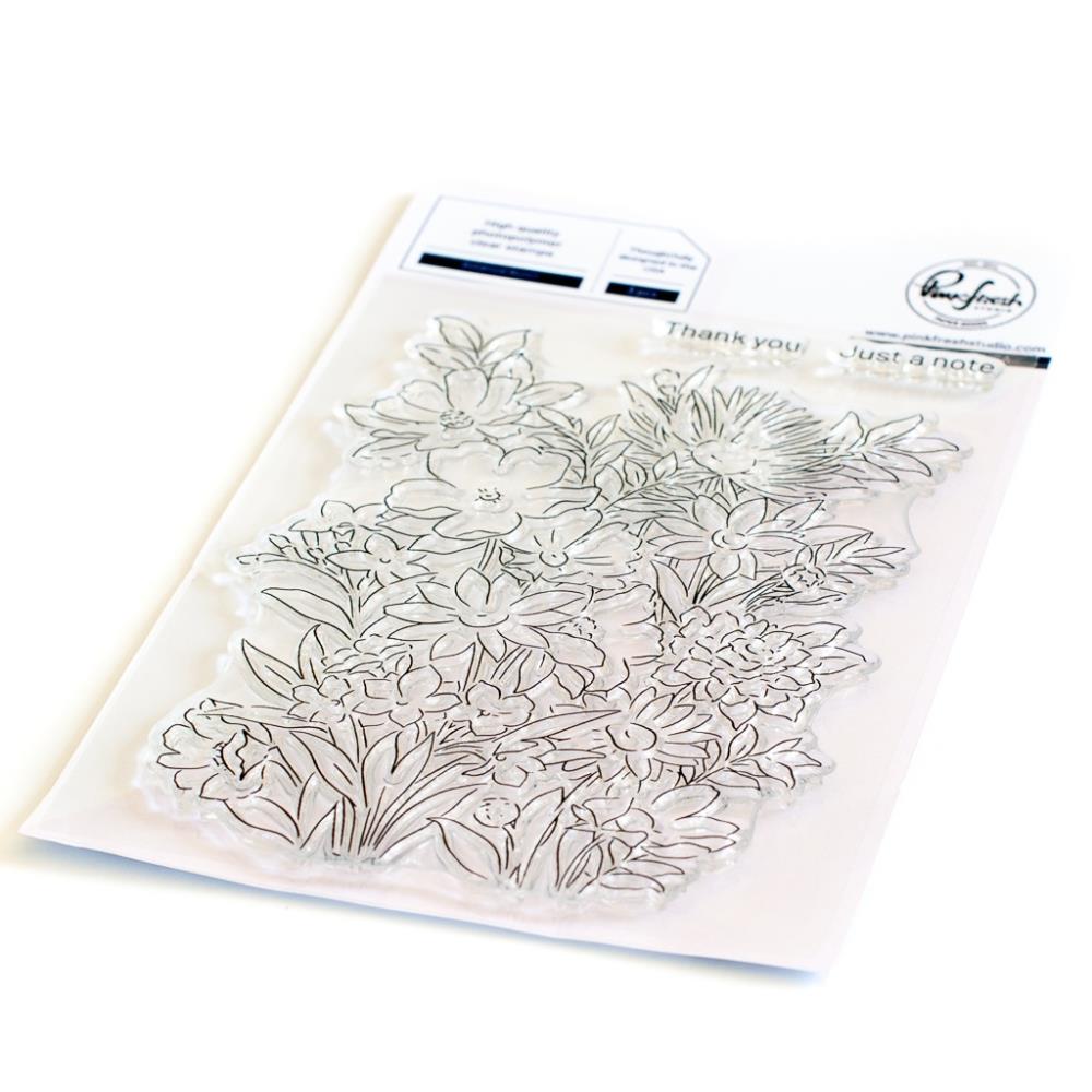 Pinkfresh Studio 4"x6" Clear Stamp: Botanical Bunch (PF151022)