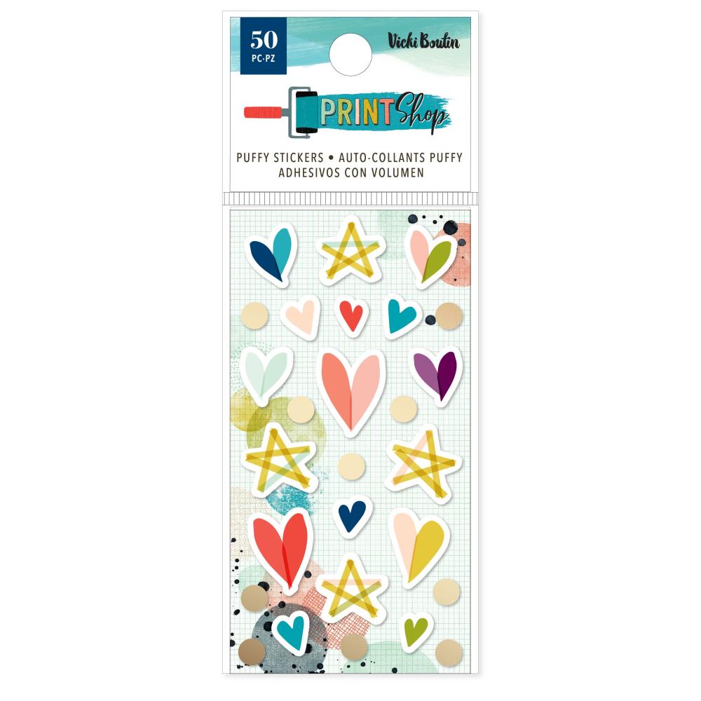 Vicki Boutin Print Shop Mini Puffy Stickers (VB013848)