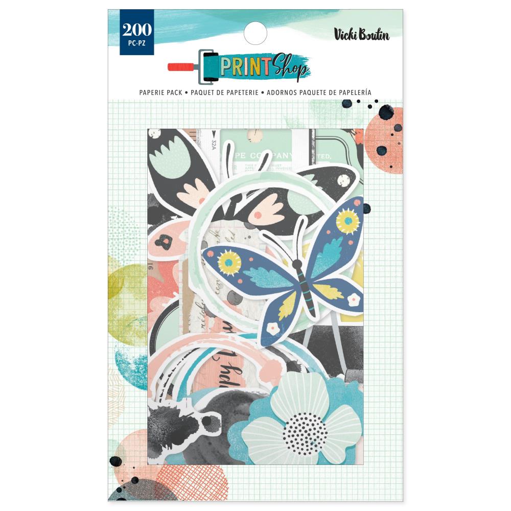 Vicki Boutin Print Shop Paperie Pack: Paper Pieces and Washi Sticker (VB013951)