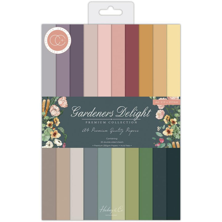 Craft Consortium Gardeners Delight A4 Double Sided paper Pad (PAD035C)