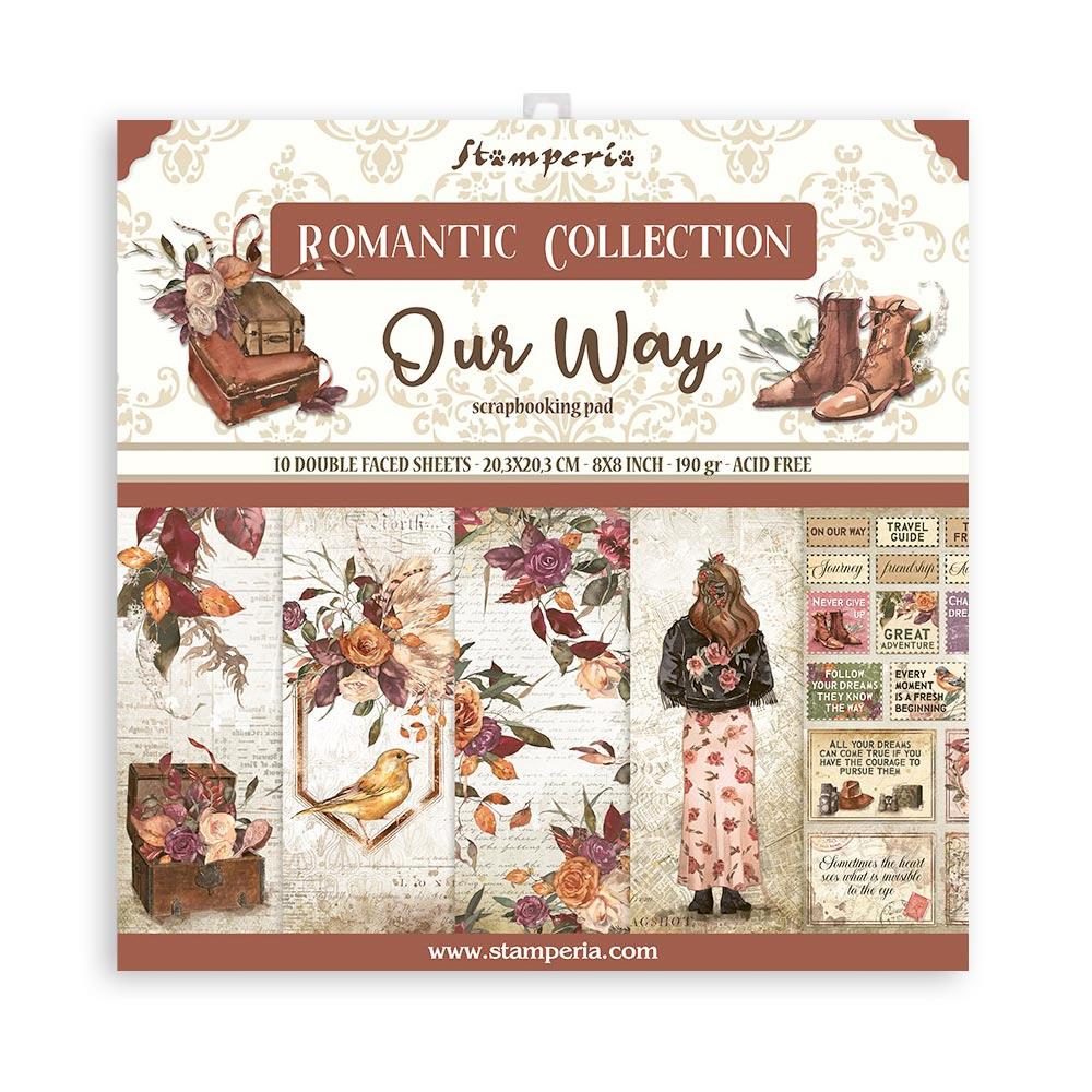 Stamperia Our Way 8"x8" Double Sided Paper Pad (SBBS64)