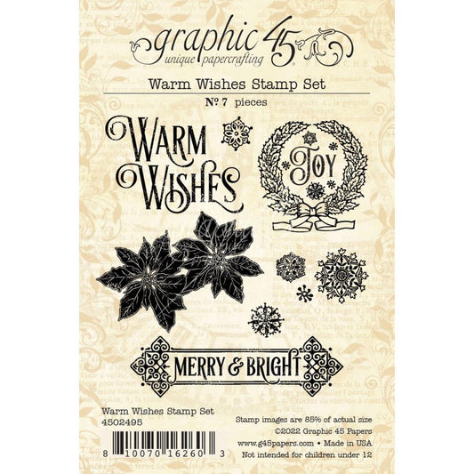 Graphic 45 Warm Wishes Stamp Set (G4502495)