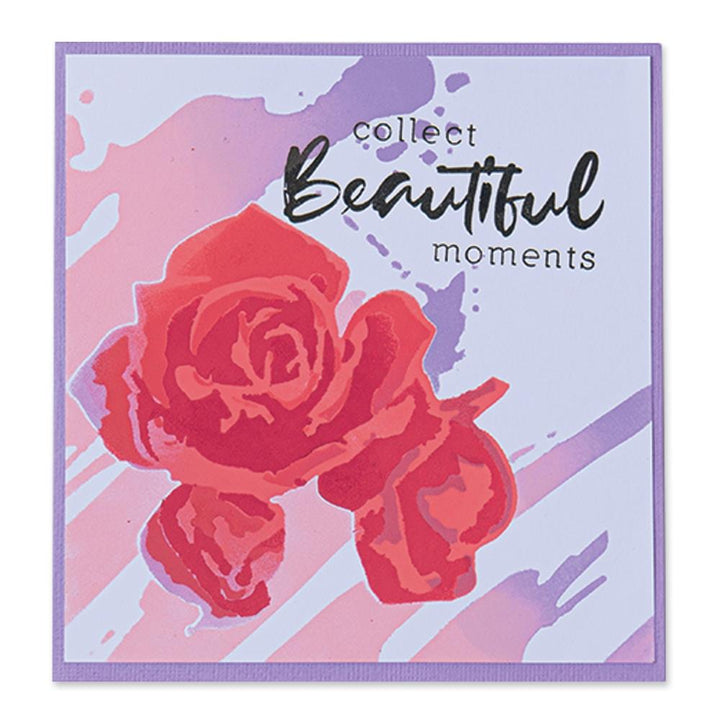 Sizzix 6"X6" Layering Stencil: Watercolor Roses, by Olivia Rose (665266)