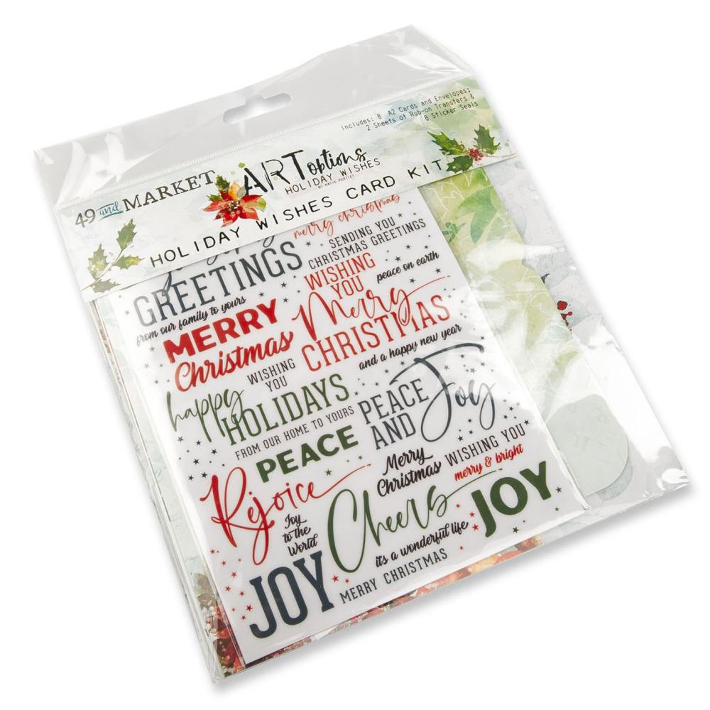 49 and Market ARToptions Holiday Wishes Card Kit (AHW38350)