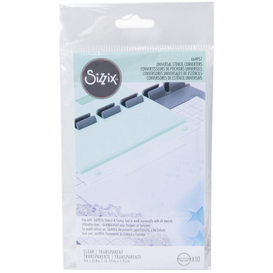 Sizzix Stencil and Stamp Tool Accessory, 10/pkg (664957)