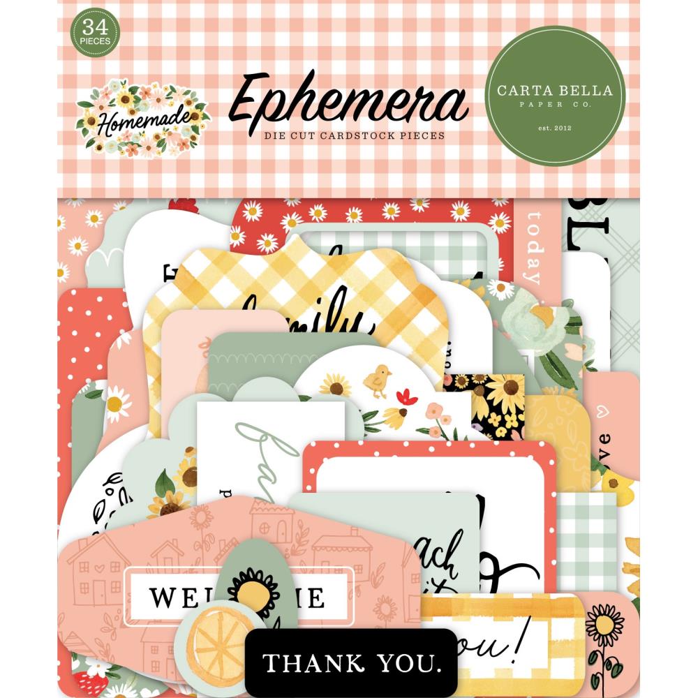 Carta Bella Homemade Cardstock Ephemera (BH158024)