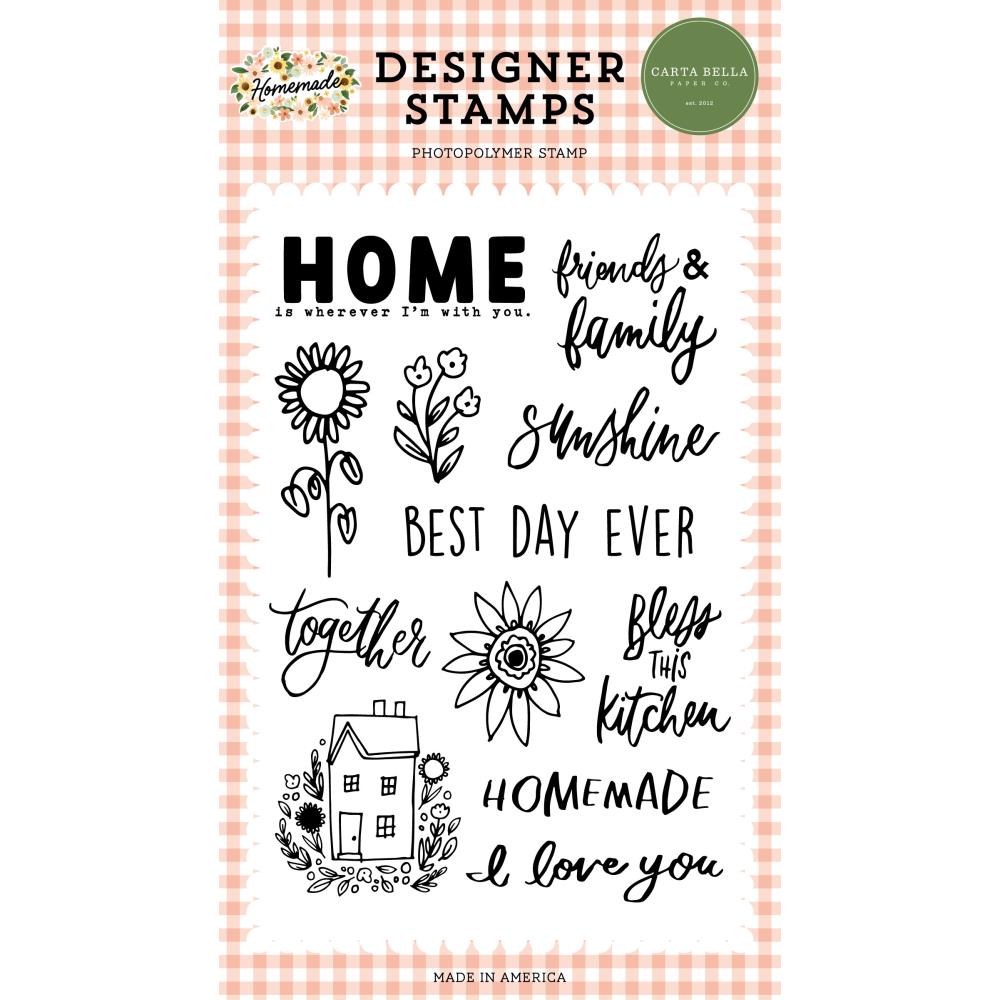 Carta Bella Homemade 4"x6" Clear Stamp: Bless This Kitchen (BH158043)