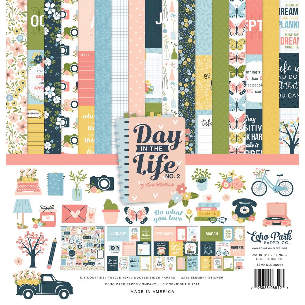 Echo Park Day In The Life No. 2 12"x12" Collection Kit (LN292016)