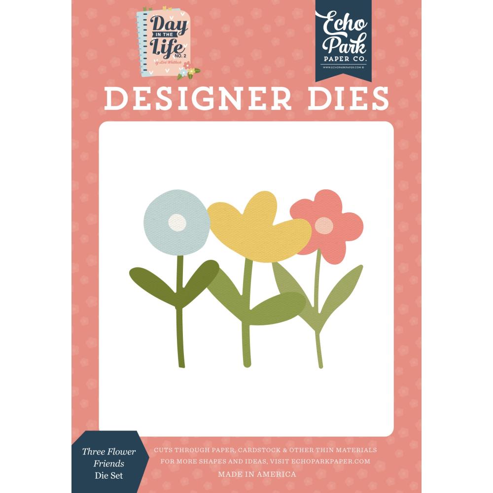 Echo Park Day In The Life No. 2 Dies: 3 Flower Friends (LN292040)