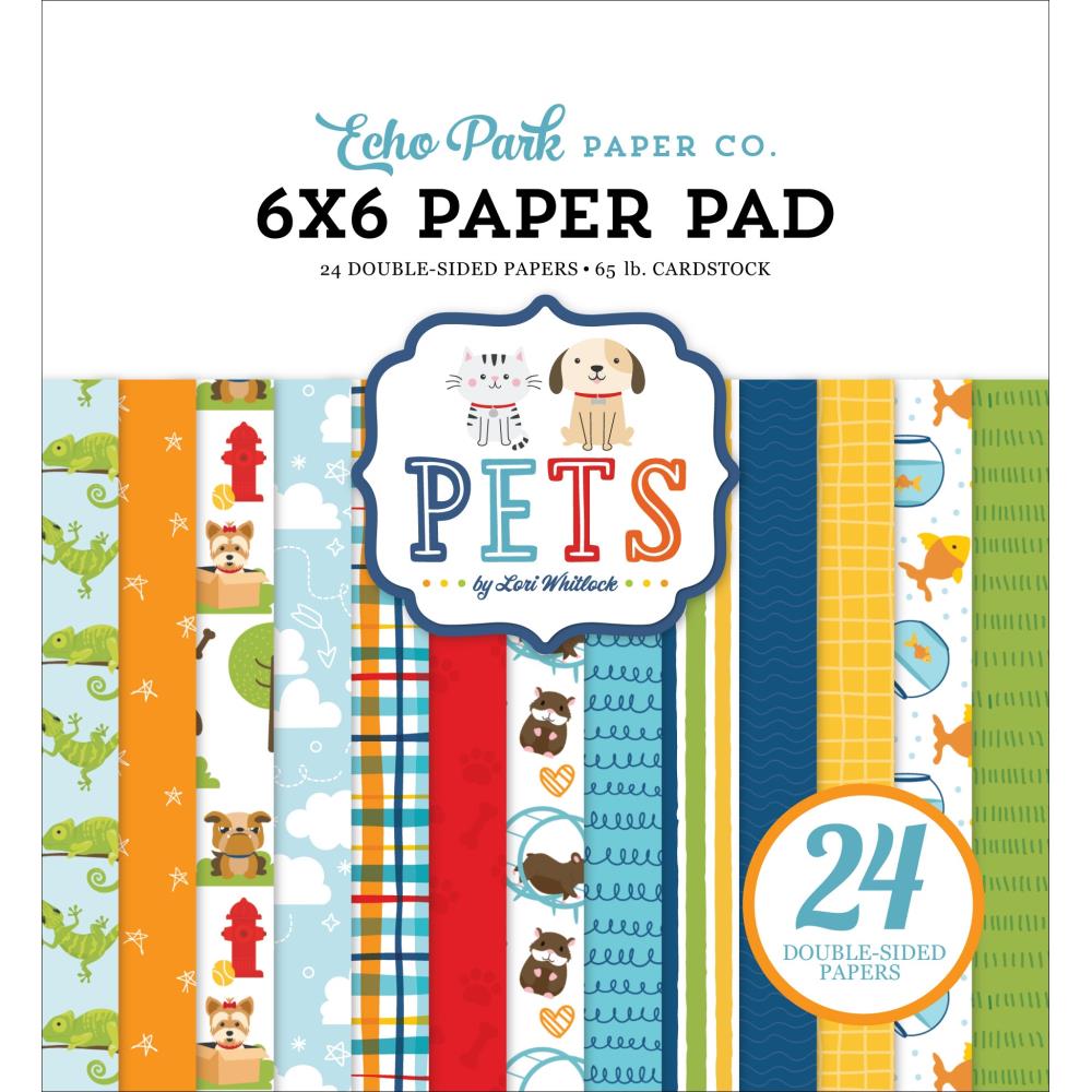 Echo Park Pets 6"x6" Paper Pad (ET293023)