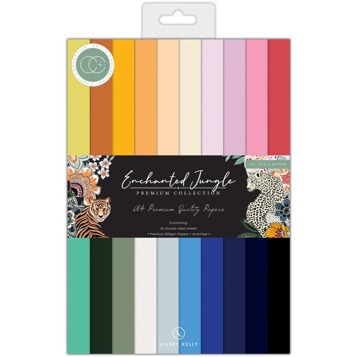 Craft Consortium Enchanted Jungle A4 Double Sided Paper Pad (PAD036C)