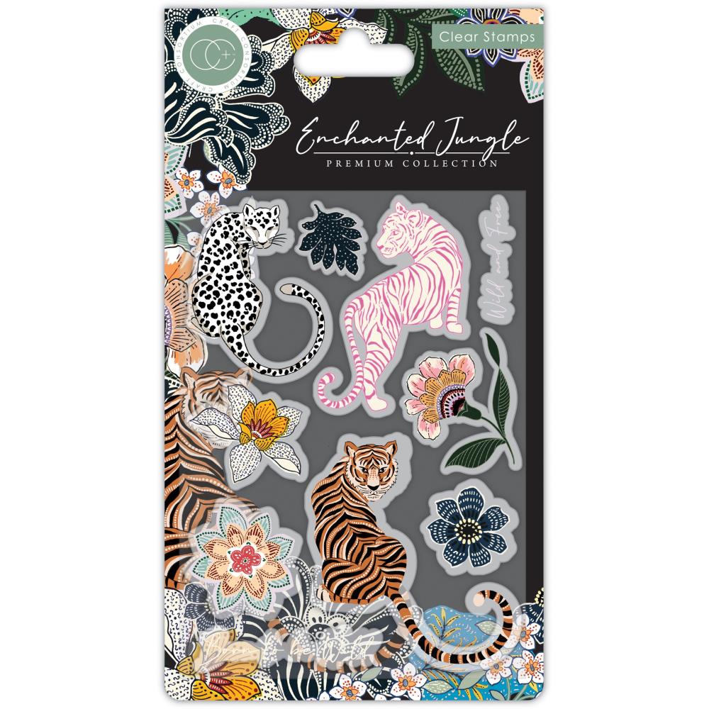 Craft Consortium Enchanted Jungle A5 Clear Stamps (CSTMP080)