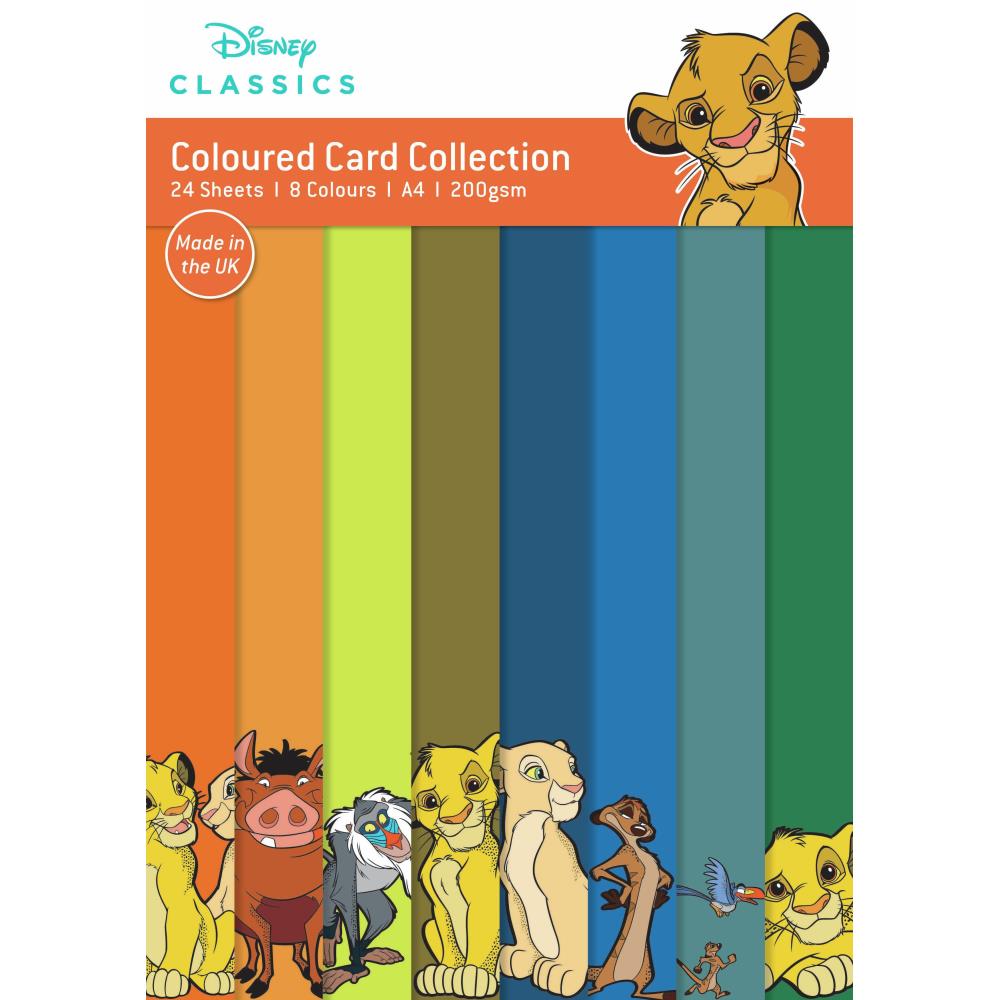 Creative Expressions Disney A4 Coloured Card Pack: The Lion King (DYP0042)