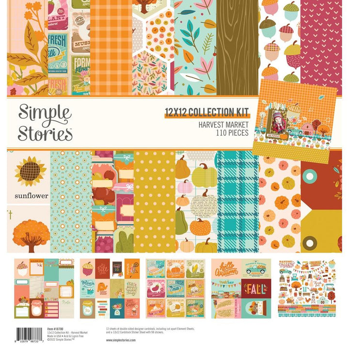 Simple Stories Harvest Market 12"x12" Collection Kit (HRV18700)