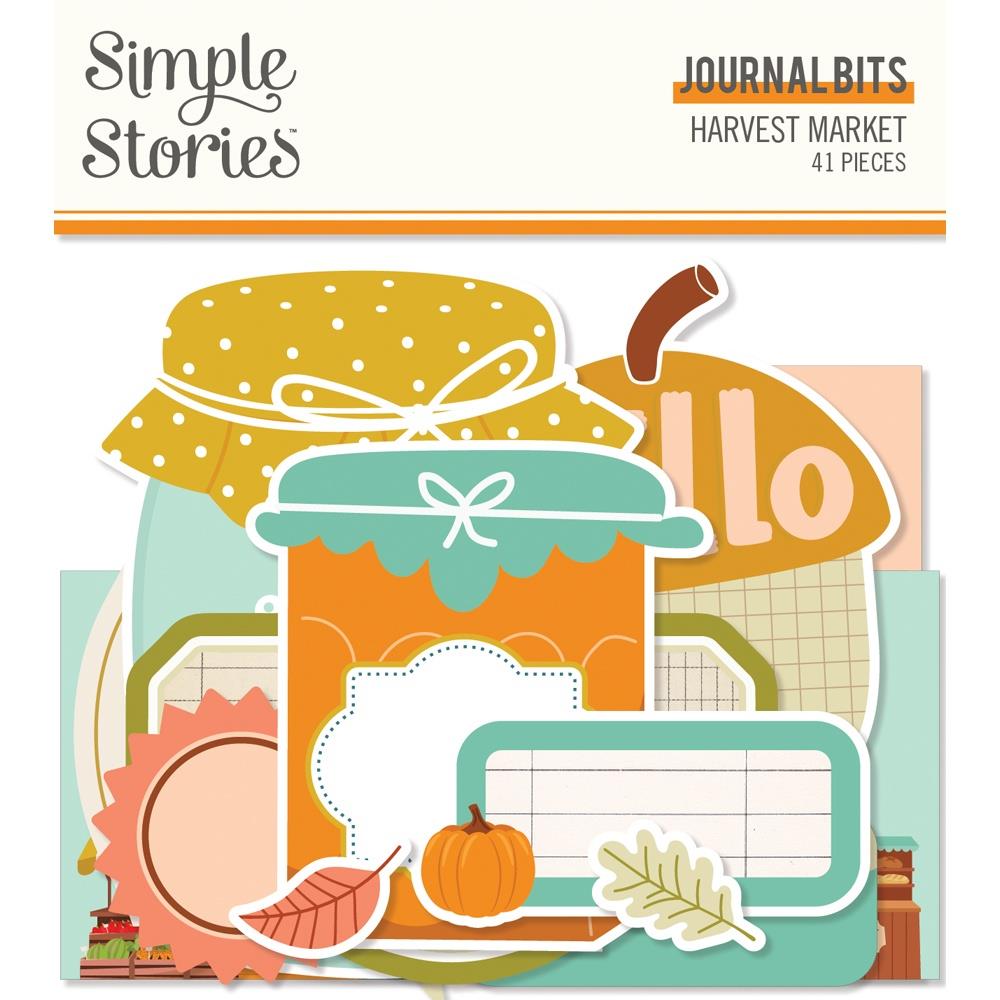 Simple Stories Harvest Market Bits and Pieces Die Cuts: Journal (HRV18718)