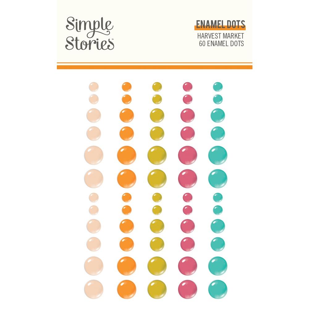 Simple Stories Harvest Market Enamel Dots (HRV18723)