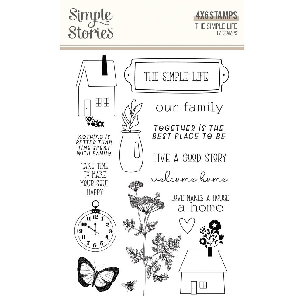 Simple Stories The Simple Life 4"x6" Clear Stamps (IMP18815)