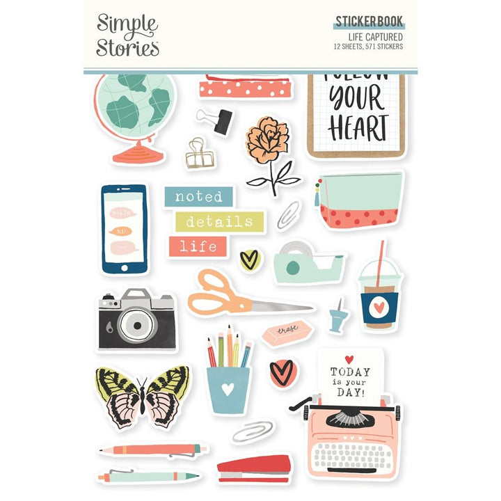 Simple Stories Life Captured Sticker Book (IFE18921)