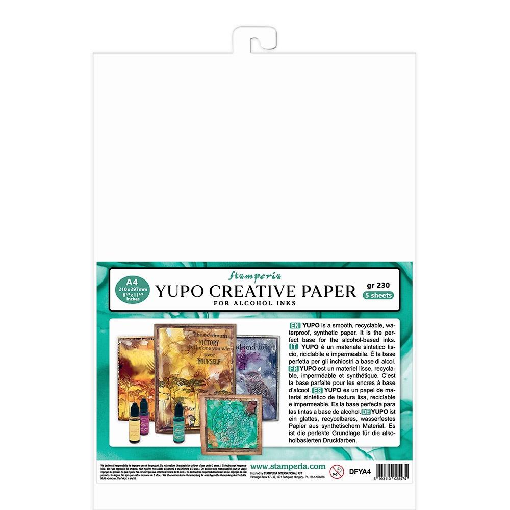 Stamperia A4 Yupo Creative Paper Pack (DFYA4)