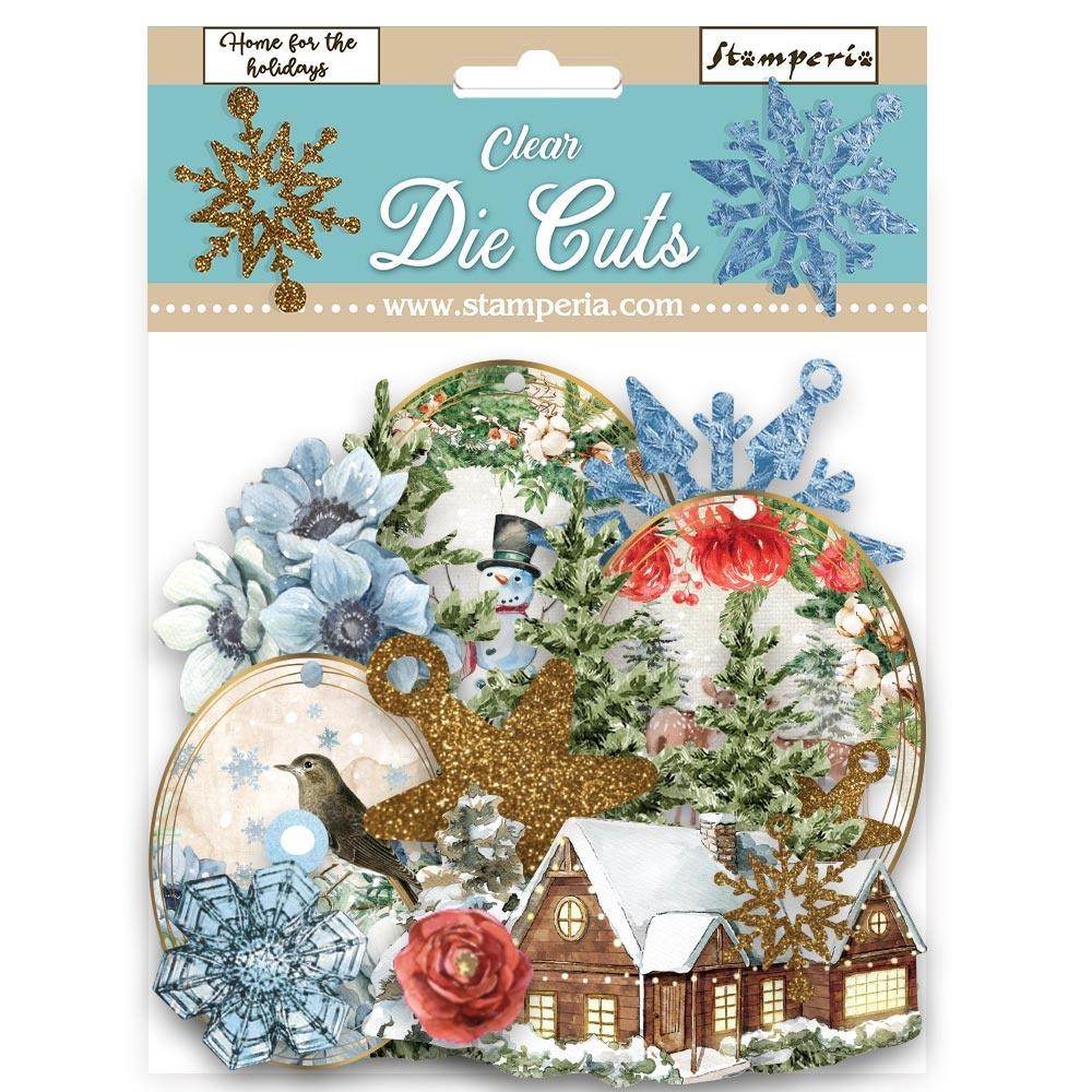 Stamperia Home For The Holidays Clear Die Cuts (DFLDCP30)