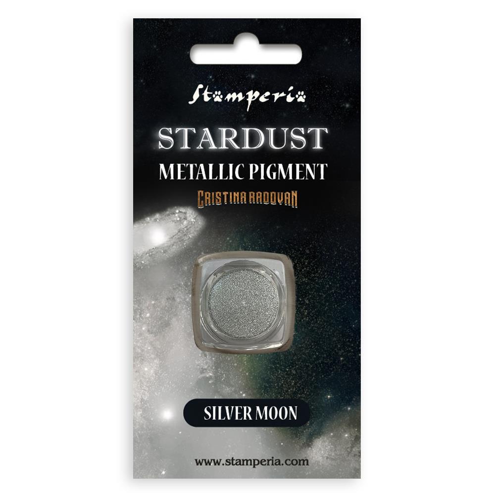Stamperia Stardust Metallic Pigment: Silver Moon (KAPRB04)