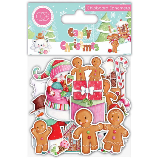 Craft Consortium Candy Christmas Chipboard Ephemera (CCEPH003)