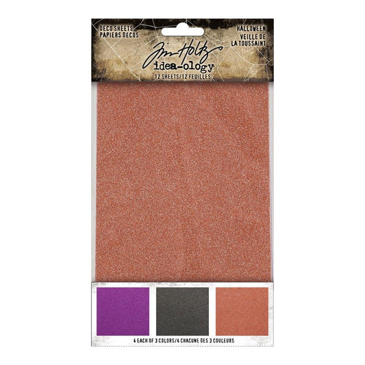 Tim Holtz Idea-Ology Halloween 4"x6" Adhesive Decor Sheets: Halloween 2024 (TH94258)