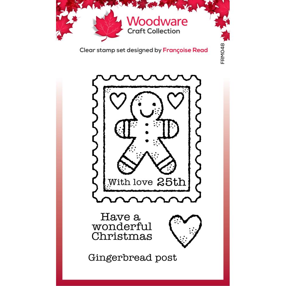 Woodware 3"X4" Clear Stamp: Gingerbread (FRM048)