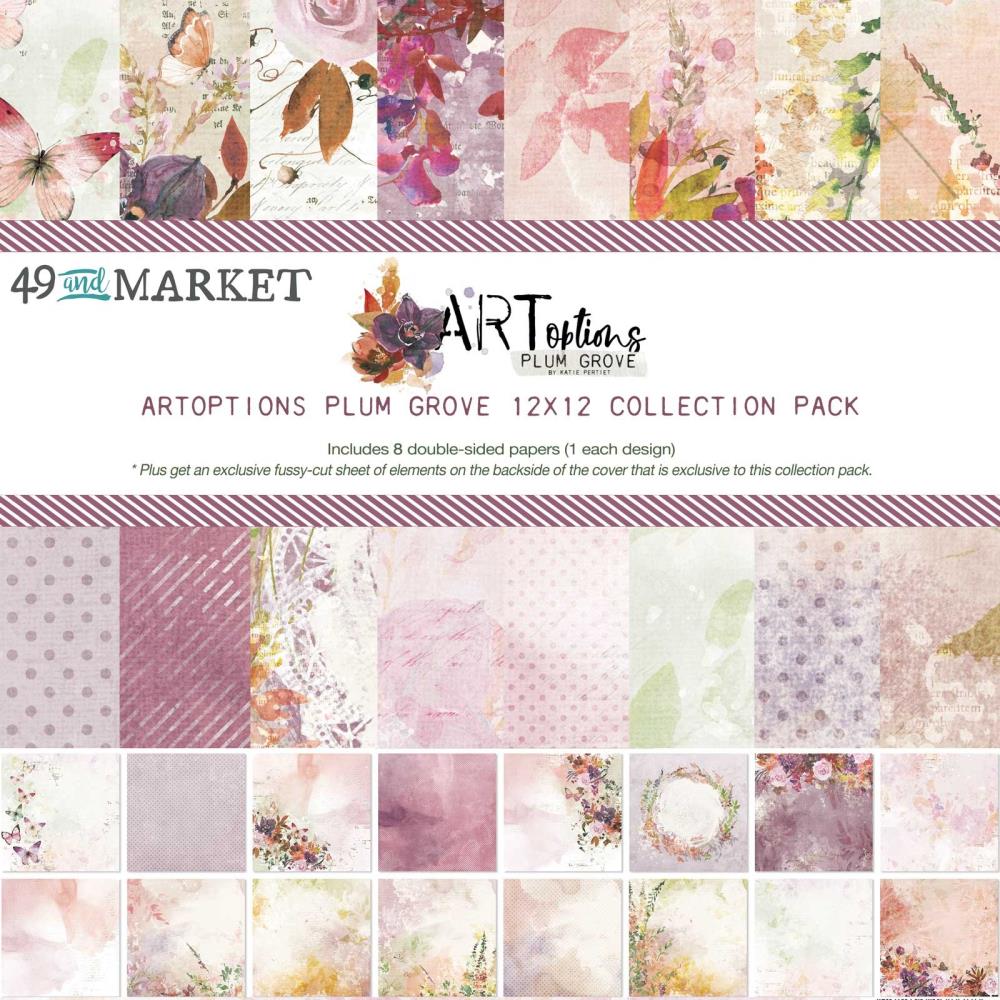 49 and Market Plum Grove 12"x12" Collection Pack (APG38688)
