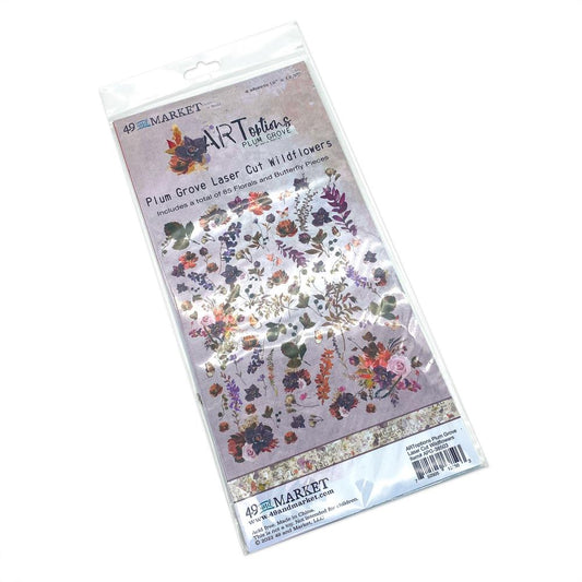 49 and Market Plum Grove Laser Cut Outs: Wildflowers (APG38503)