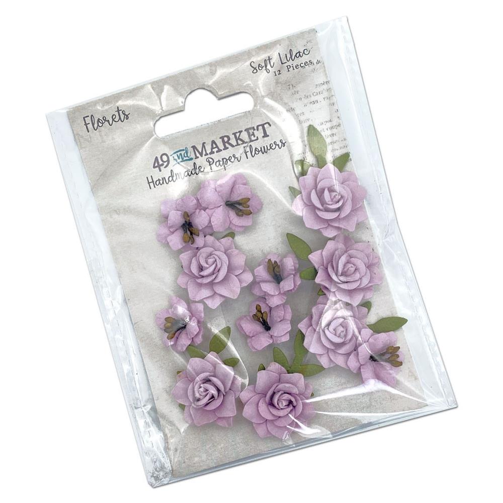 49 and Market Florets Paper Flowers: Soft Lilac (49FMF38992)