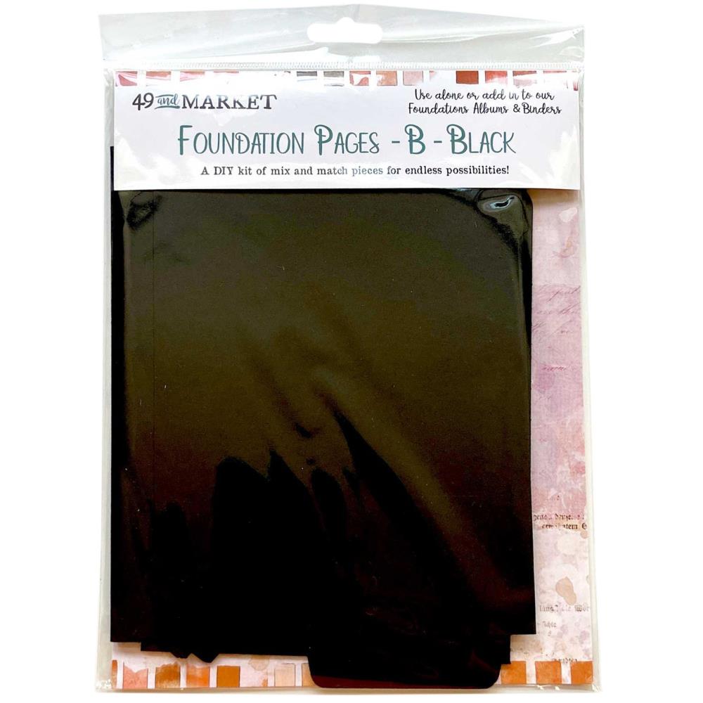 49 and Market Memory Journal Foundations Pages B: Black (49FPB39081)