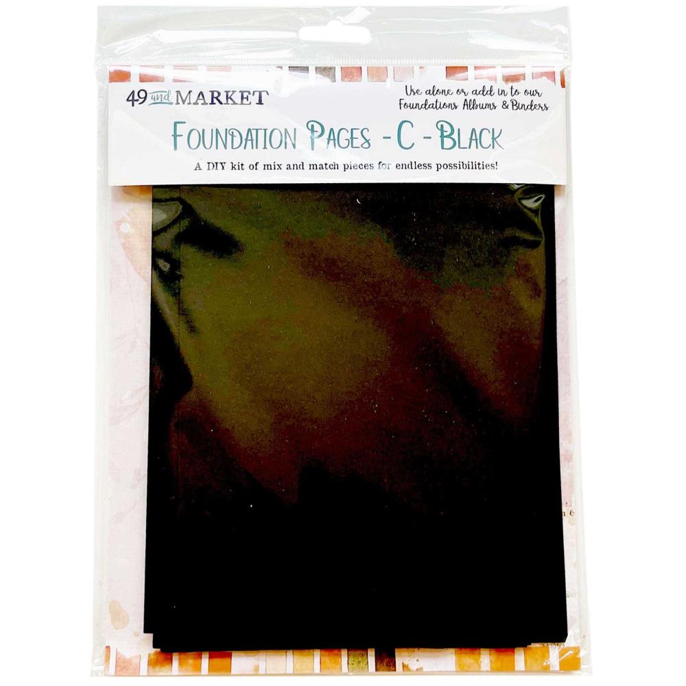 49 and Market Memory Journal Foundations Pages C: Black (49FPC39098)