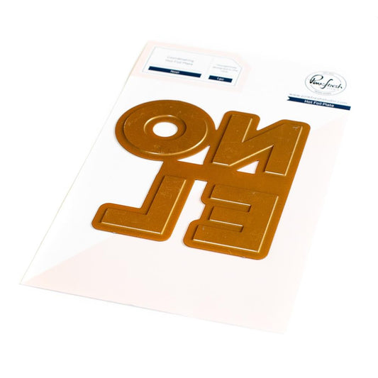 Pinkfresh Studio Hot Foil Plate: Noel (PF175122)