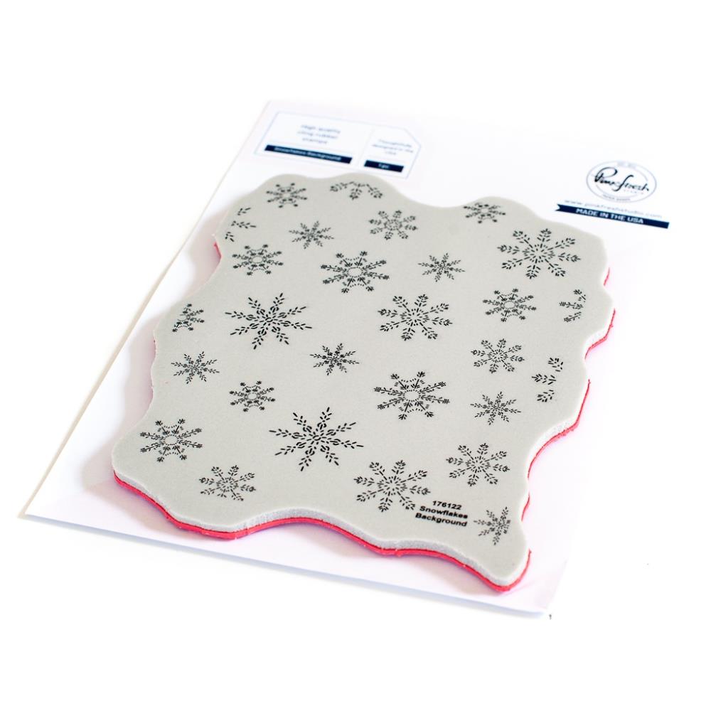 Pinkfresh Studio A2 Cling Rubber Stamps: Snowflakes (PF176222)