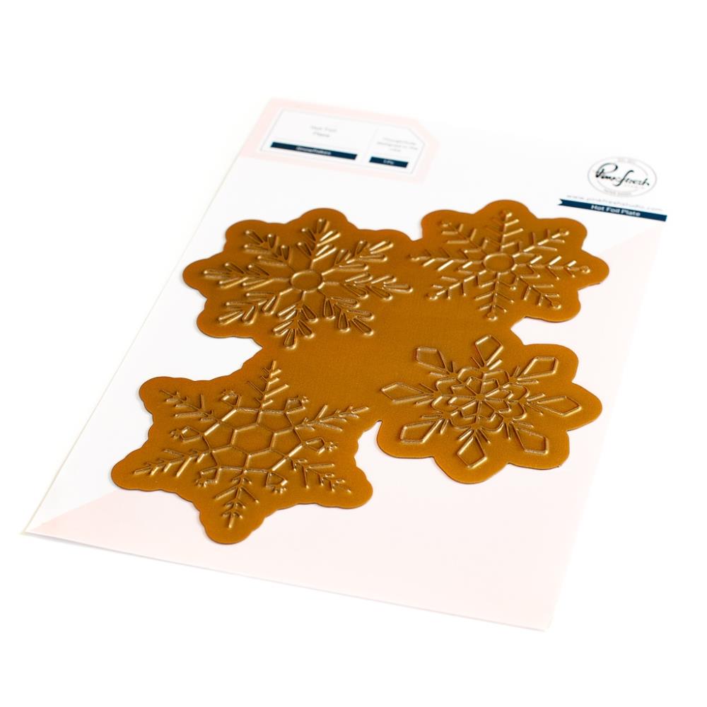 Pinkfresh Studio Hot Foil Plate: Snowflakes (PF176522)