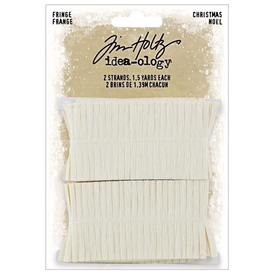 Tim Holtz Idea-Ology 1.5yd Christmas Fringe, 2/Pkg (TH94287)