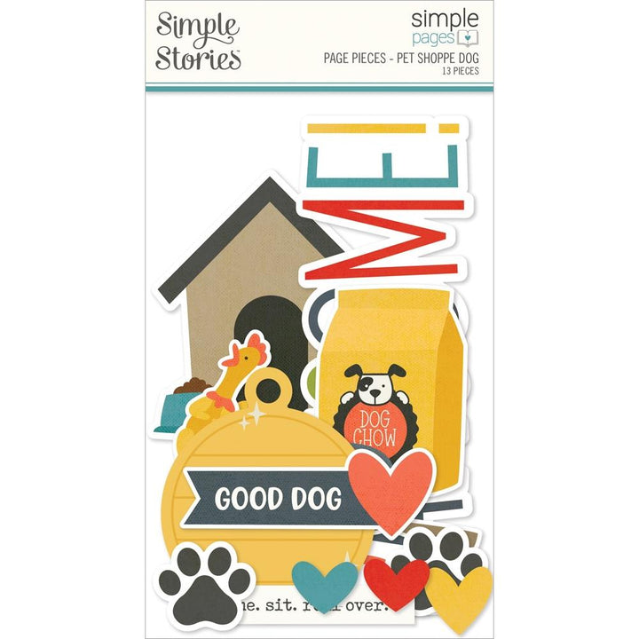 Simple Stories Pet Shoppe Dog Simple Pages Page Pieces (PETD9229)