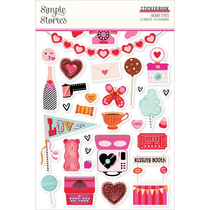 Simple Stories Heart Eyes Sticker Book (EYE19419)