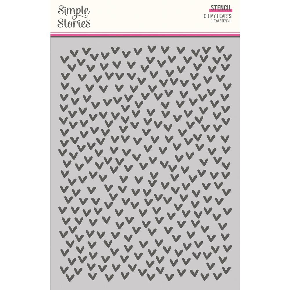 Simple Stories Heart Eyes Stencil (EYE19425)