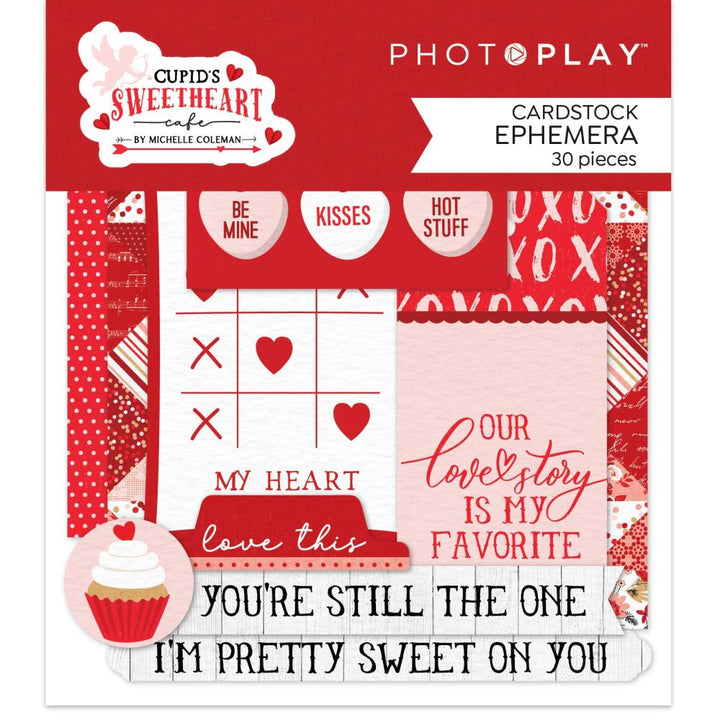 PhotoPlay Cupid's Sweetheart Cafe Ephemera Cardstock Die Cuts (PCSC3461)