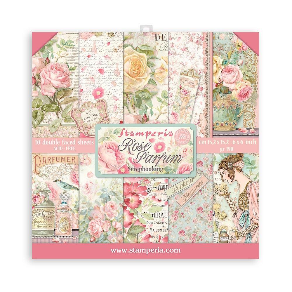 Stamperia Rose Parfum 6"x6" Double Sided Paper Pad (SBBXS26)