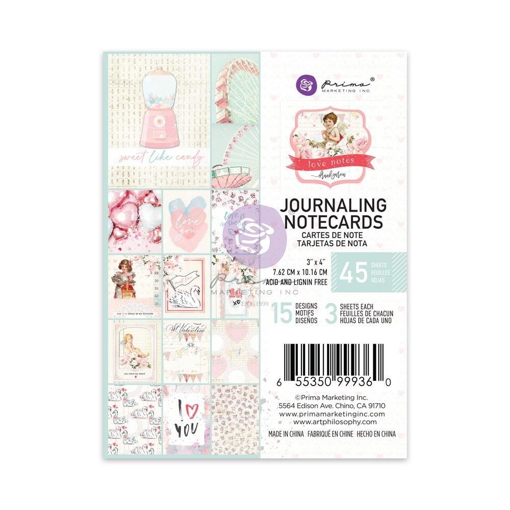 Prima Marketing Love Notes 3"x4" Journaling Cards, by Frank Garcia (FG999360)