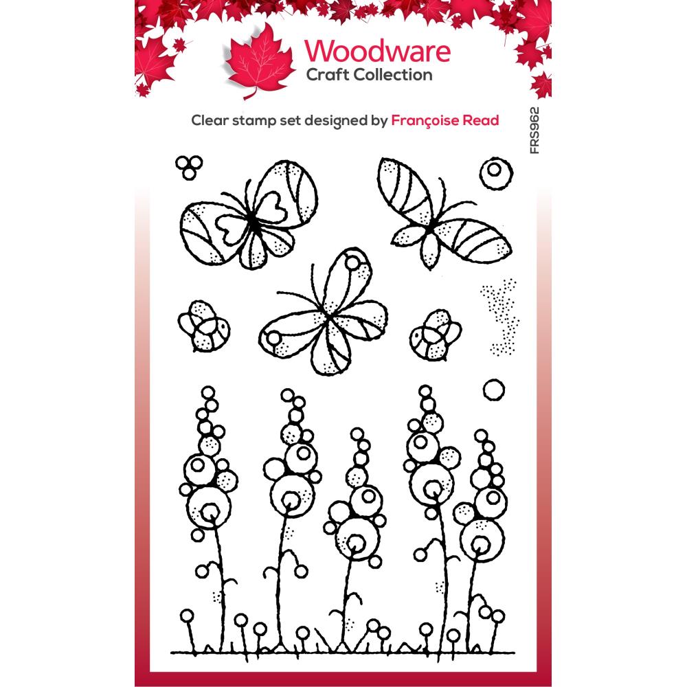 Woodware 4"x6" Clear Stamps: Garden Border (FRS962)