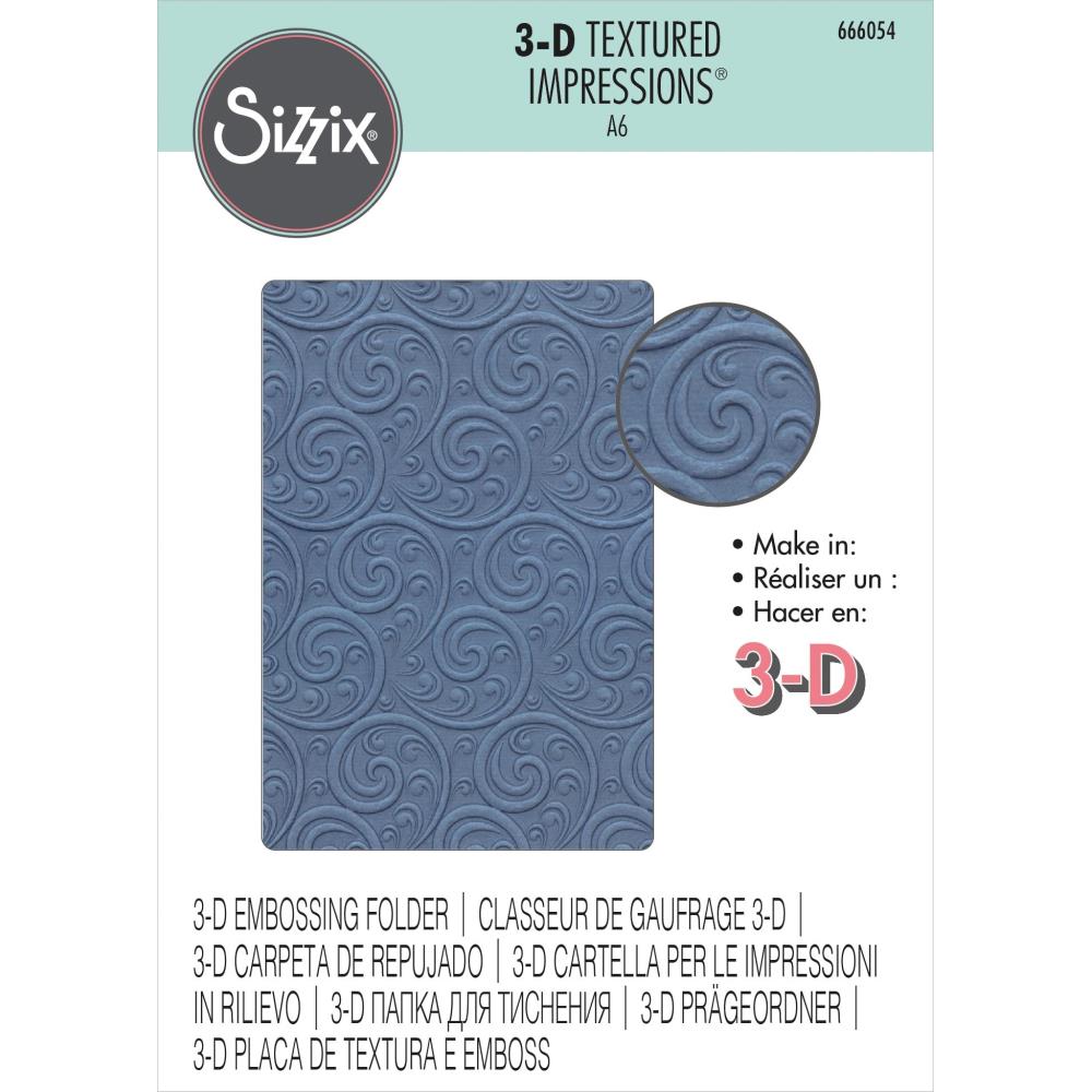 Sizzix 3D Textured Impressions: Ornamental Sprial (666054)