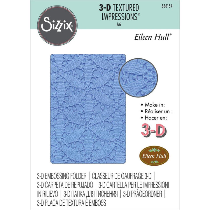 Sizzix 3D Textured Impressions: Tablecloth, by Eileen Hull (666154)