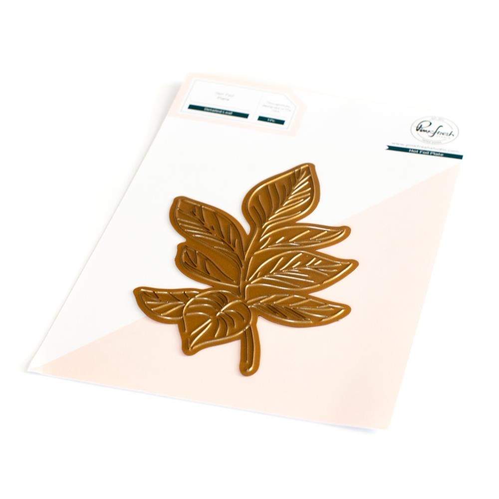 Pinkfresh Studio Hot Foil Plate: Detailed Leaf (PF183322)