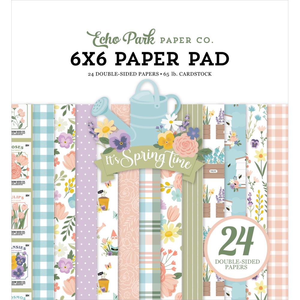 Echo Park It's Spring Time 6"x6" Double-Sided Paper Pad, 24/Pkg (ST299023)