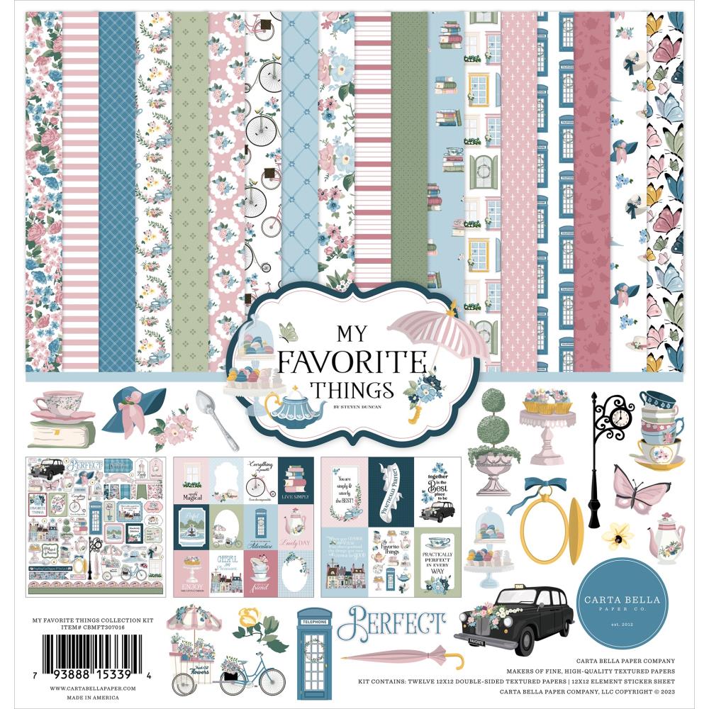 Carta Bella My Favorite Things 12"X12" Collection Kit (FT307016)
