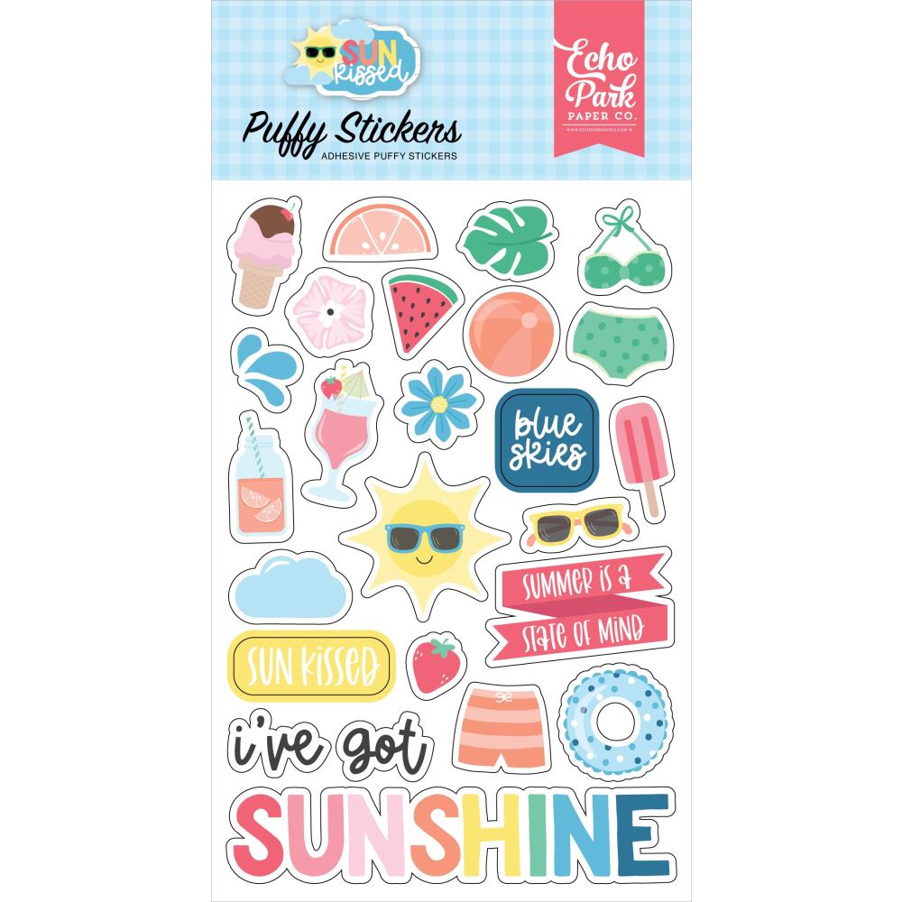 Echo Park Sun Kissed Puffy Stickers (SK312066)